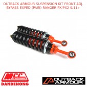 OUTBACK ARMOUR SUSPENSION KIT FRONT ADJ. BYPASS EXPED (PAIR) RANGER PX/PX2 9/11+